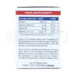 کلسیم و ویتامین D۳ یوروویتال، با ۶۰۰ میلی‌گرم کلسیم، تقویت استخوان و دندان.