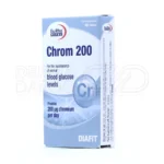 مکمل کروم ۲۰۰ میکروگرم یوروویتال؛ مناسب برای کنترل وزن و قند خون