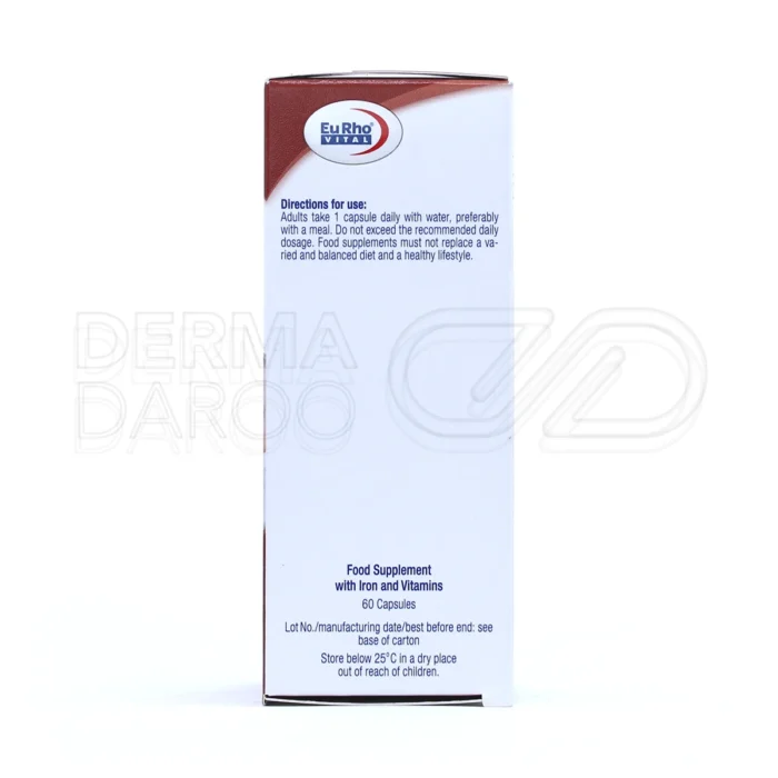 قرص آهن با ویتامین‌های ب، د و سی برای پیشگیری از کم‌خونی و رفع خستگی