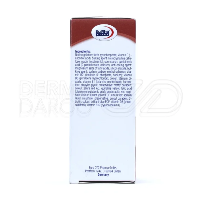 کپسول فرو پلاس سرشار از آهن و اسید فولیک برای کمک به خون‌سازی و رفع کم‌خونی