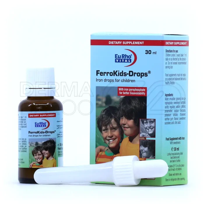 eurho-vital-ferrokids-drops-30-ml-00 قطره آهن فروکیدز یوروویتال ۳۰ میلی لیتر
