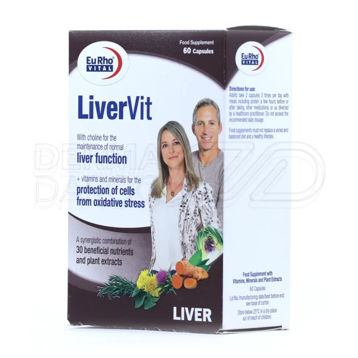 لیور ویت یوروویتال، با N-استیل‌سیستئین، بهبود عملکرد کبد.