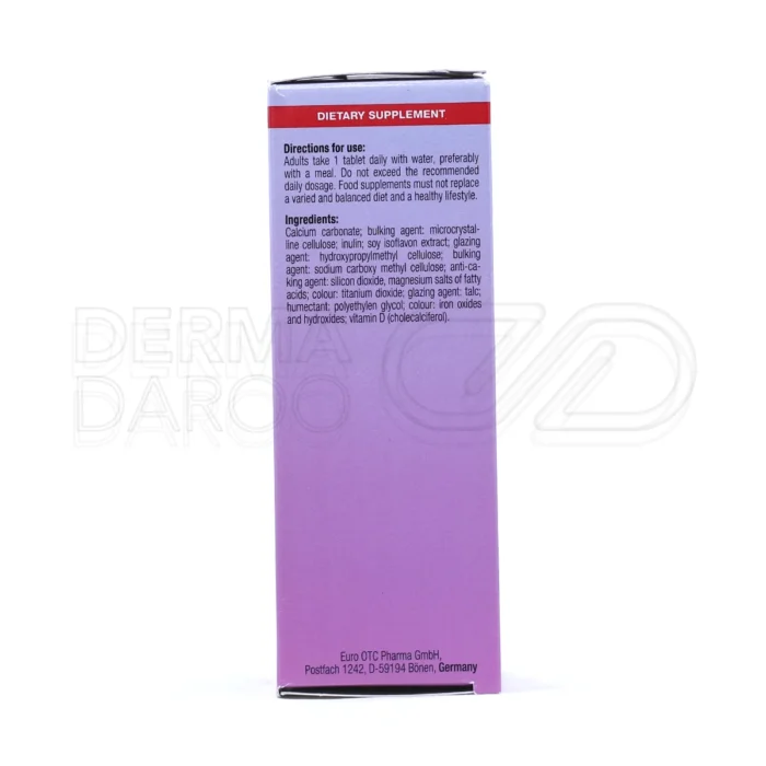 قرص حاوی کلسیم و ویتامین D جهت تقویت استخوان‌ها در دوران یائسگی