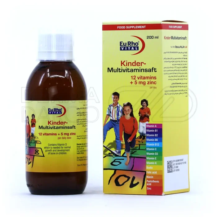 eurho-vital-new-kinder-multivitaminsaft-200-ml-00 شربت کیندر مولتی ویتامین یوروویتال ۲۰۰ میلی لیتر