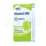 کپسول یوروویتال ویتامین E، با ۲۶۵ میلی‌گرم ویتامین E، تقویت سیستم ایمنی، محافظت از بدن، مناسب مصرف روزانه.
