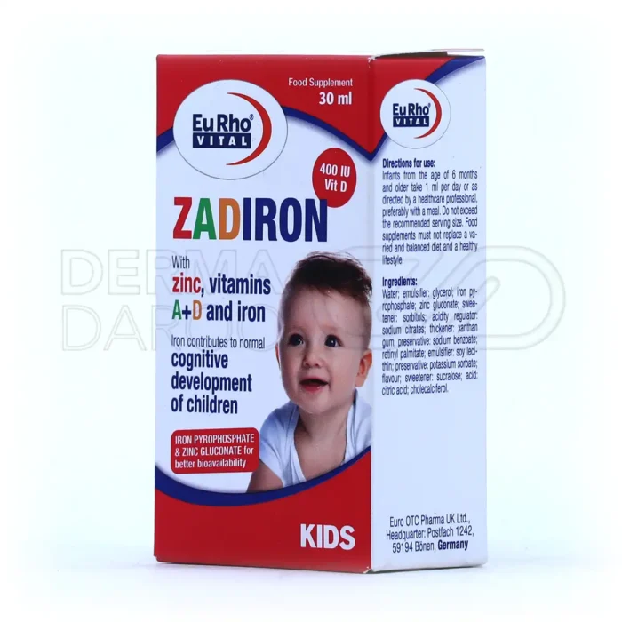 قطره خوراکی زادیرون یوروویتال 30 میلی لیتر