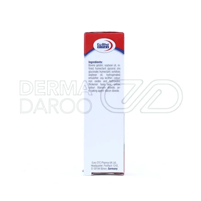 زینک یوروویتال ۴۰ میلی‌گرم؛ مکمل تغذیه‌ای قوی برای مقابله با ریزش مو و افزایش استحکام ناخن‌ها