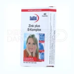 کپسول زینک پلاس ب کمپلکس یوروویتال حاوی ۱۰ میلی‌گرم زینک و ویتامین‌های ضروری گروه B