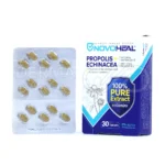 قرص نووهیل فاران شیمی، بسته‌بندی مقاوم، مکمل اکیناسه و پروپولیس، تقویت سیستم ایمنی و پیشگیری از سرماخوردگی.