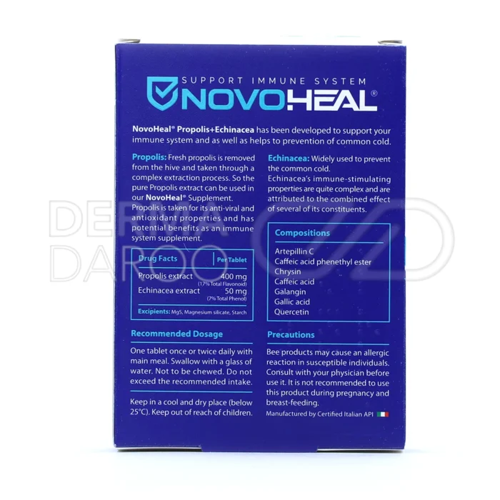 قرص نووهیل، حاوی پروپولیس، ضد ویروس و درمان سرماخوردگی.