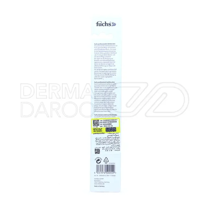 مسواک فوکس مدل ارتودنسی با برس نرم