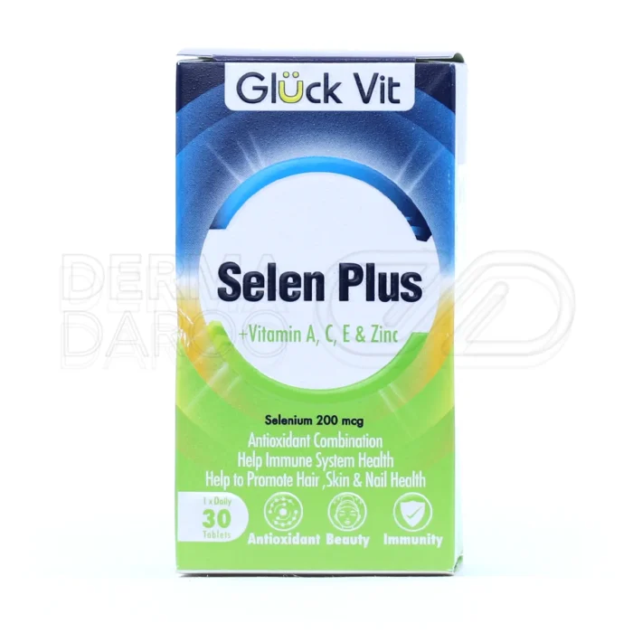 مکمل غذایی سلن پلاس گلوک ویت برای سلامت پوست، مو و ناخن
