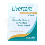 قرص لیورکر، فاقد نگهدارنده، بهبود آسیب کبدی و سلامت عمومی.