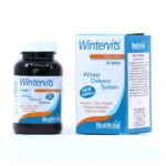 قرص وینترویتس هلث اید انگلیس، تقویت‌کننده سیستم ایمنی بدن و محافظ در برابر سرماخوردگی، فاقد گلوتن، شکر و مواد نگهدارنده
