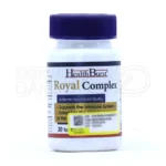بسته‌بندی قرص رویال کمپلکس هلث برست حاوی رویال ژلی، جینسینگ، پروپولیس و گرده زنبور برای افزایش انرژی و تقویت سیستم ایمنی