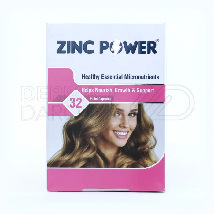 کپسول زینک پاور مخصوص تقویت بدن و جلوگیری از آسیب‌های ناشی از کمبود ویتامین‌ها