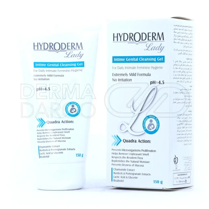ژل بهداشتی بانوان هیدرودرم ۱۵۰ میلی لیتر
