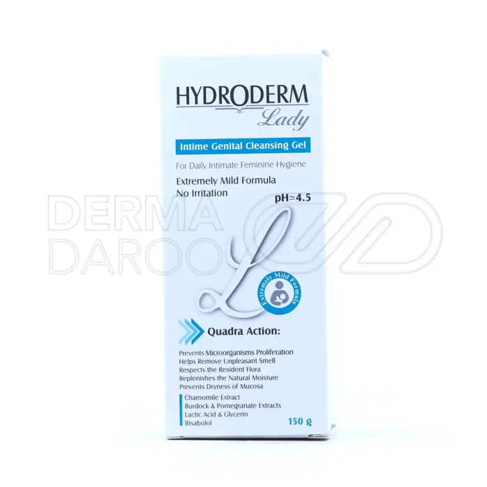 ژل بهداشتی بانوان هیدرودرم ۱۵۰ میلی لیتر