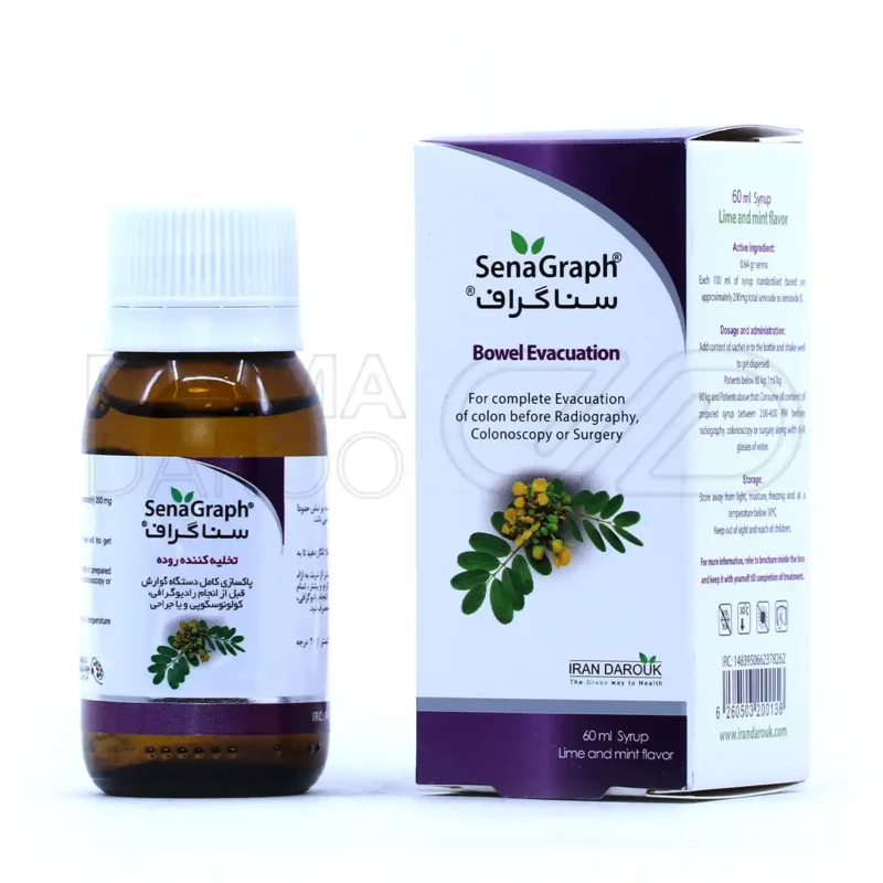 سنا گراف ایران داروک تخلیه کننده کامل کولون 60 میلی لیتر