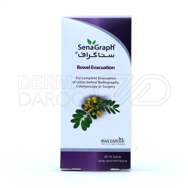 سنا گراف ایران داروک تخلیه کننده کامل کولون 60 میلی لیتر