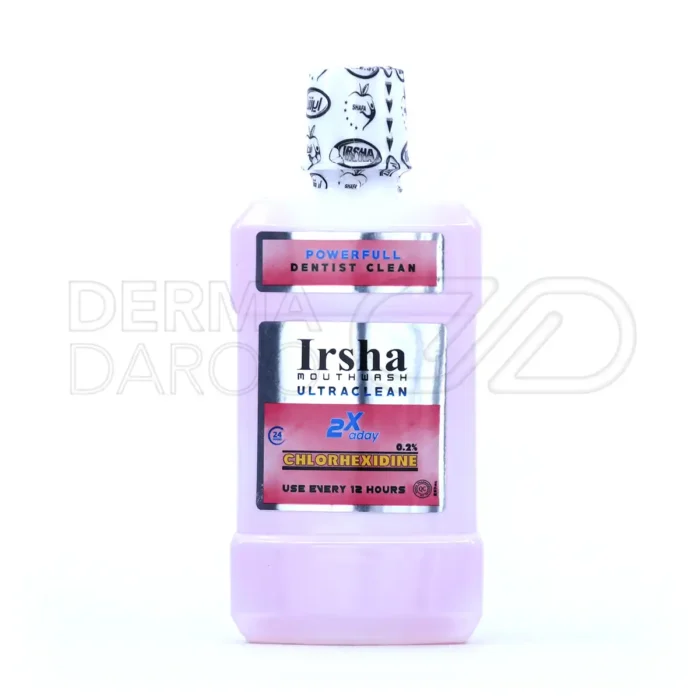 دهانشویه کلرهگزیدین ۰,۲ درصد ایرشا 250 میلی لیتر