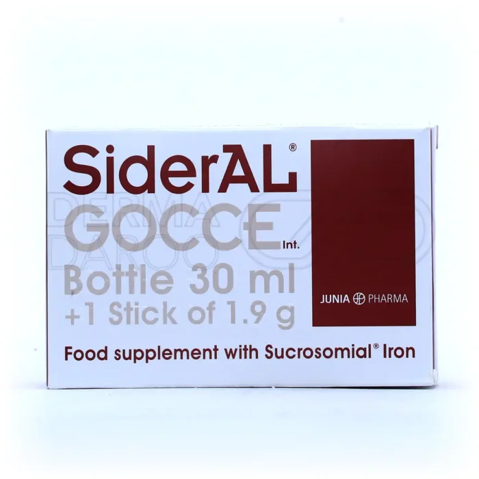 قطره آهن سیدرال گوچه 30 میلی لیتر همراه یک ساشه 9/1 گرمی جونیا فارما