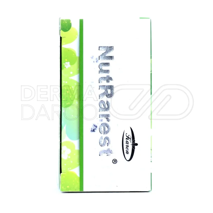 مکمل نوترارست، با اینوزیتول و فولیک اسید، کاهش استرس جسمی، تقویت سلامت، فاقد گلوتن، مناسب بزرگسالان.