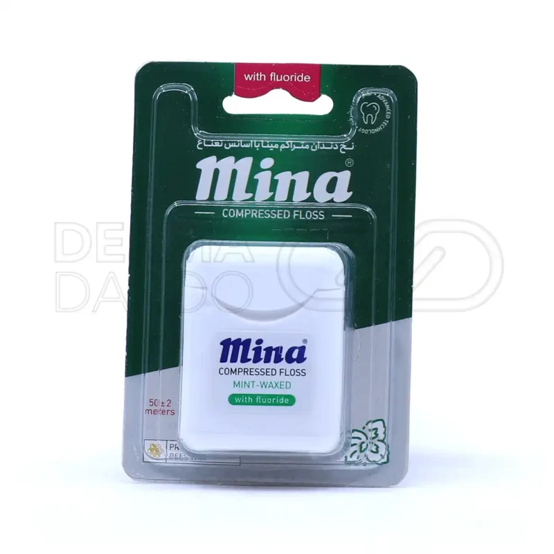 نخ دندان مینا با اسانس نعنا ۵۰ متر