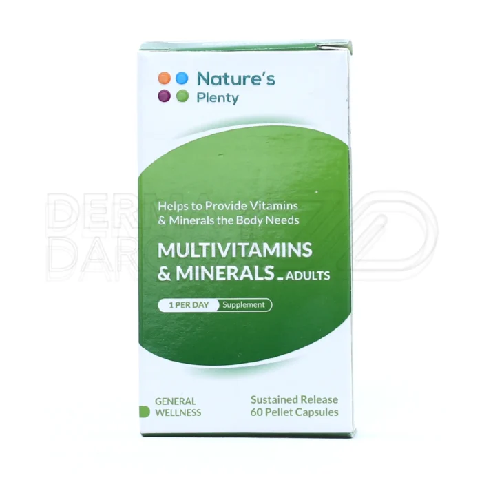 کپسول نیچرز پلنتی، با سلنیوم و منیزیم، بهبود عملکرد عصبی، سلامت پوست و مو، تقویت ناخن، مناسب مصرف روزانه.