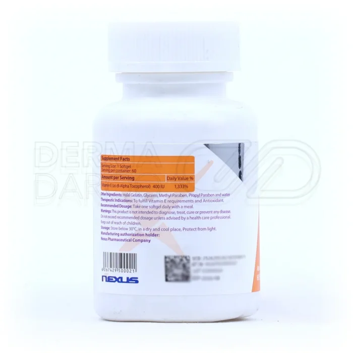 سافت ژل ویتامین E نکستایل؛ مقابله با رادیکال‌های آزاد و کاهش آسیب اکسیداتیو