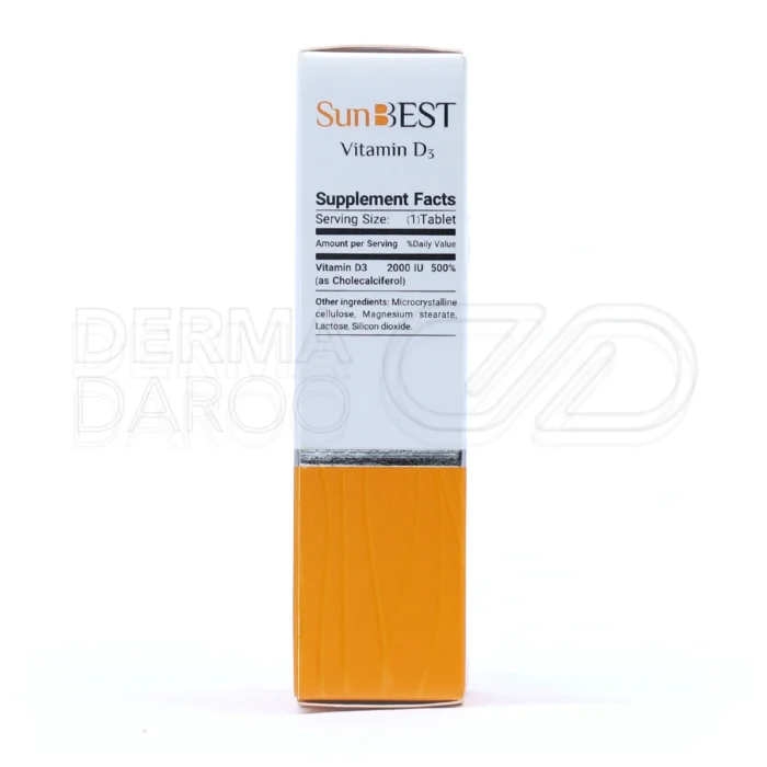 قرص ویتامین D۳ سان بست؛ مناسب برای حمایت از سلامت دندان، استخوان و سیستم ایمنی