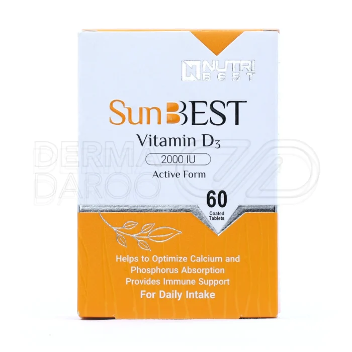 مکمل ویتامین D3 نوتری بست؛ مؤثر در بهبود جذب کلسیم و تقویت ایمنی بدن