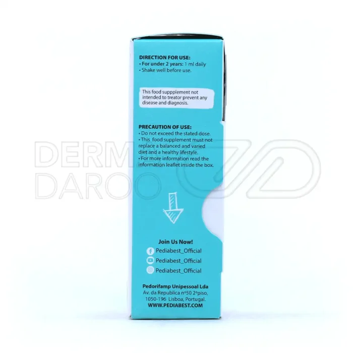 قطره ویتامین آ+د پدیابست با طعم موز ۳۰ میلی لیتر