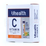 ساشه ۵۰۰ میلی‌گرم ویتامین C، با طعم پرتقال، افزایش سطح انرژی، آنتی‌اکسیدان، مناسب برای تقویت سیستم ایمنی.