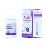 کپسول آلپیک ۳۰۰ میلی‌گرم رها، بسته‌بندی مقاوم، مکمل آلفا لیپوئیک اسید، آنتی‌اکسیدان و درمان دیابت.