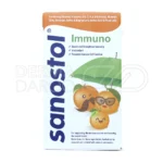 شربت ایمونو سانستول، با ال-لیزین و نیاسین، تقویت‌کننده مفاصل و سیستم ایمنی، طعم پرتقال، مناسب بزرگسالان و کودکان.