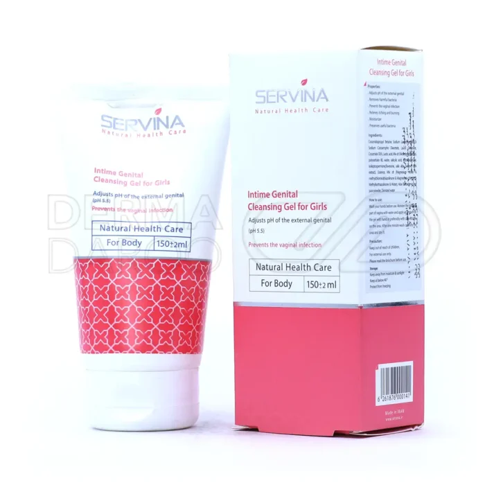ژل بهداشتی دوشیزگان سروینا ۱۵۰ میلی لیتر