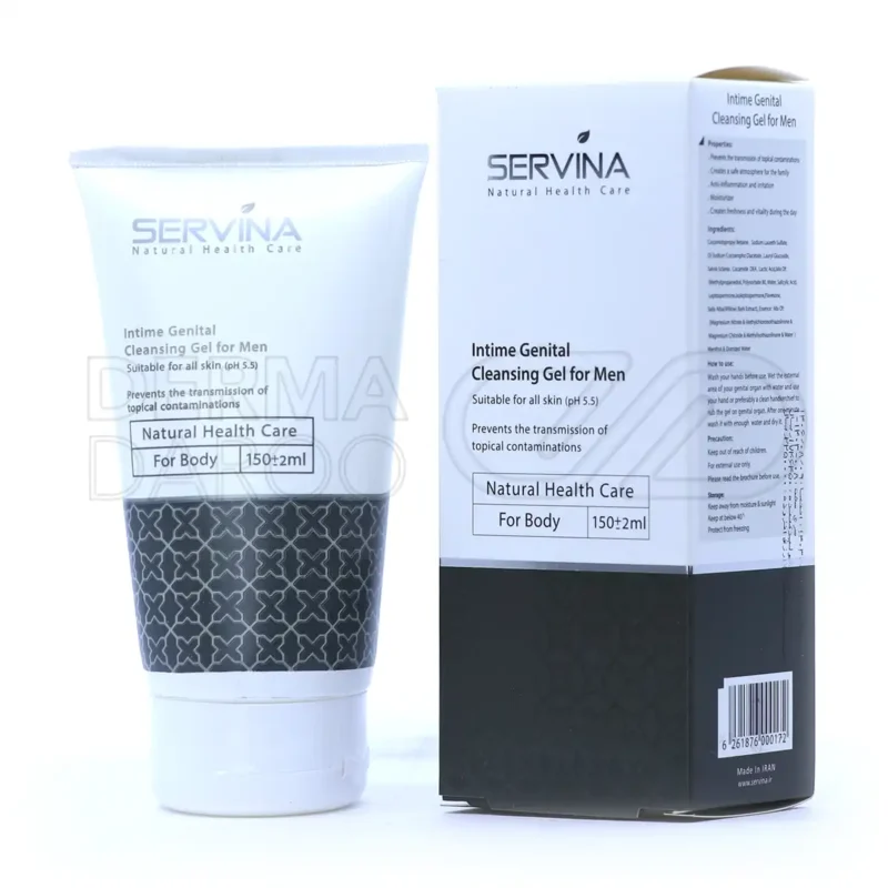 ژل بهداشتی آقایان سروینا ۱۵۰ میلی لیتر