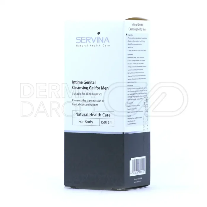 ژل بهداشتی آقایان سروینا ۱۵۰ میلی لیتر