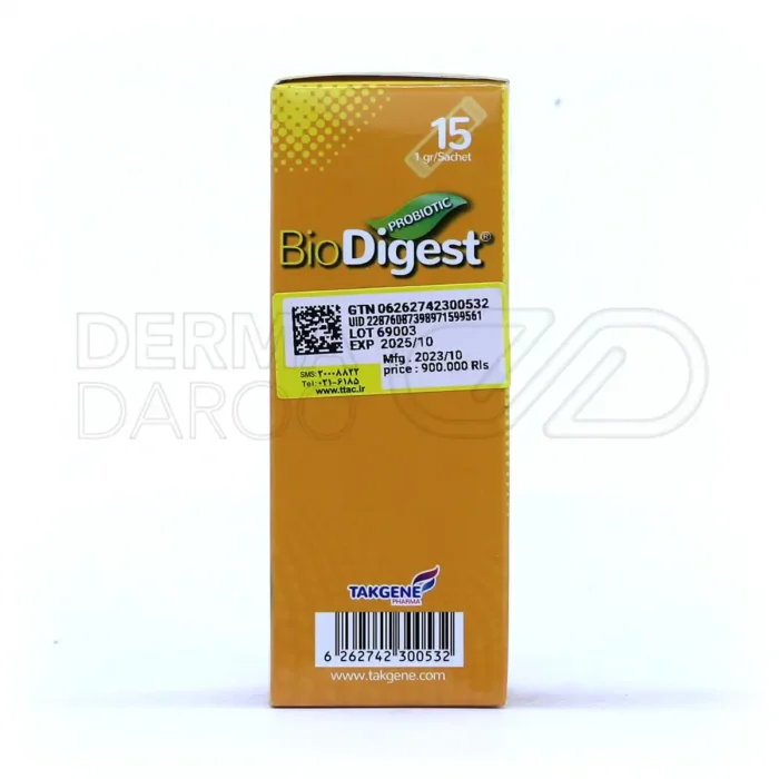 ساشه بایو دایجست تک ژن فارما 15 عدد