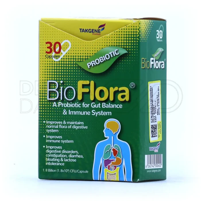 کپسول بایو فلورا تک ژن فارما 30 عدد