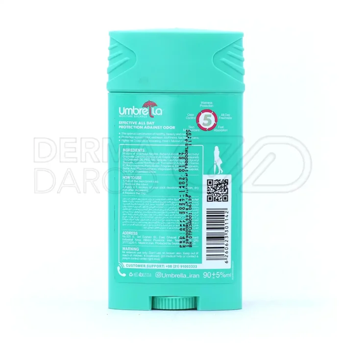 استیک ضد تعریق زنانه آمبرلا مدل اسپا 90 میلی لیتر - تصویر 2