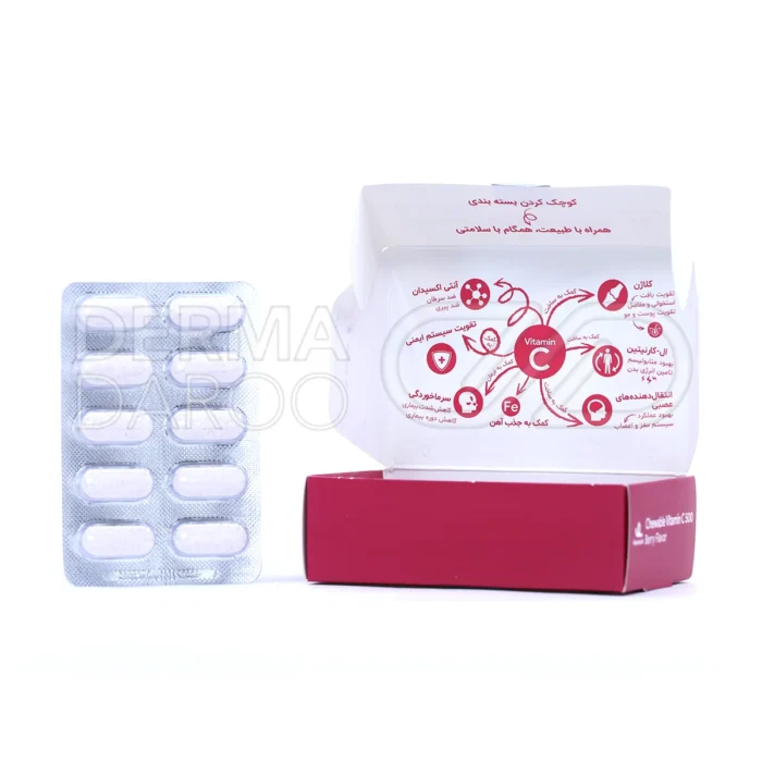 قرص جویدنی ویتامین C ویتامین لایف 500 میلی گرم - تصویر 9