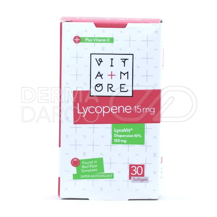 سافت ژل لیکوپن ویتامور، آنتی‌اکسیدان، حفظ سلامت قلب و پروستات.