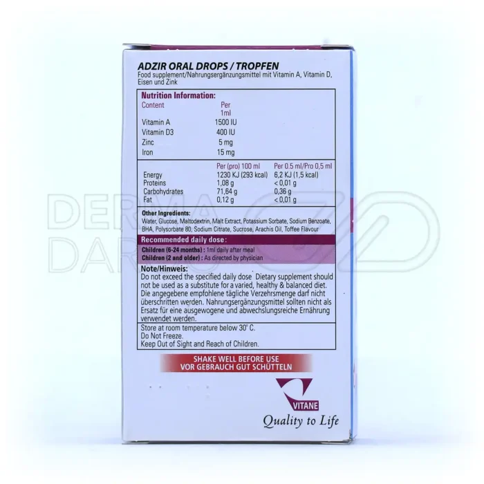 قطره آدزیر ویتان ۳۰ میلی لیتر