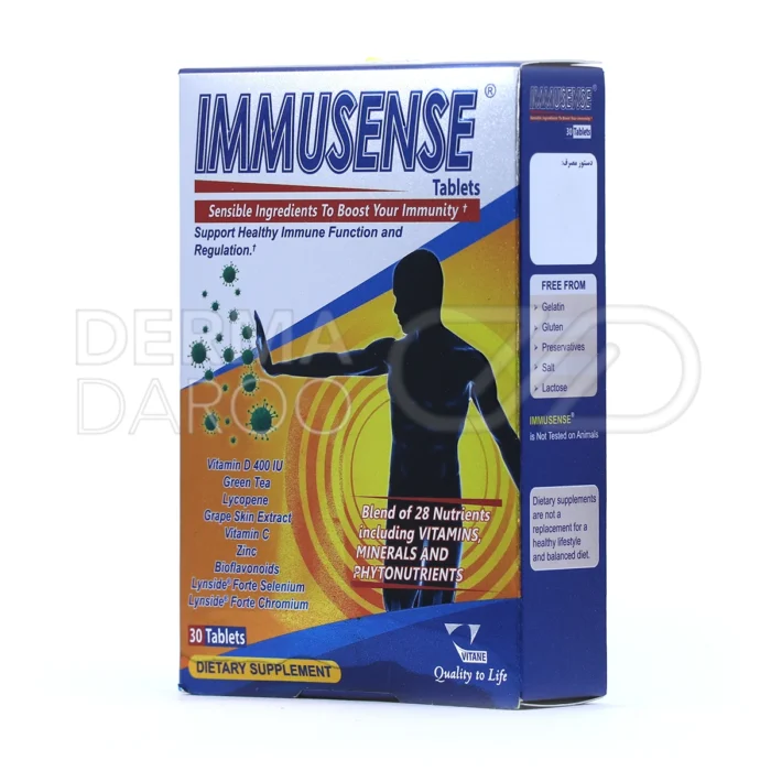 ایمیوسنس ویتان، با ۲۸ ترکیب، تقویت سیستم ایمنی و سلامت عصبی.