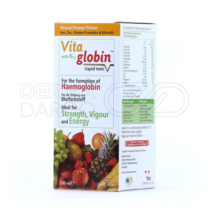 شربت ویتاگلوبین ویتان ۲۰۰ میلی لیتر