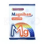 ویتاول مگنیبان، کپسول با منیزیم و ویتامین B1، ارتقا سلامت عصبی و عضلانی، کاهش اسپاسم، مصرف با غذا و آب.