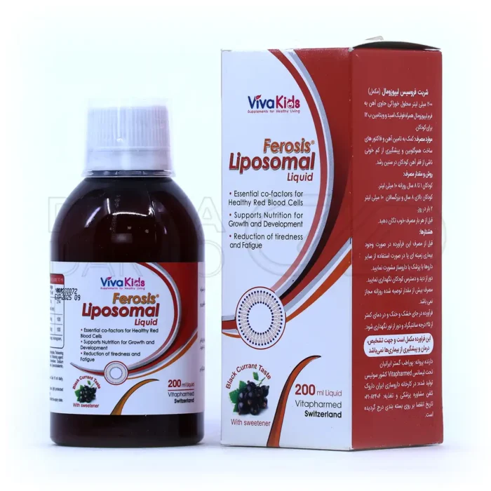 viva-kids-ferosis-liposomal-liquid-200-ml-00 شربت فروسیس لیپوزومال ویواکیدز 200 میلی لیتر