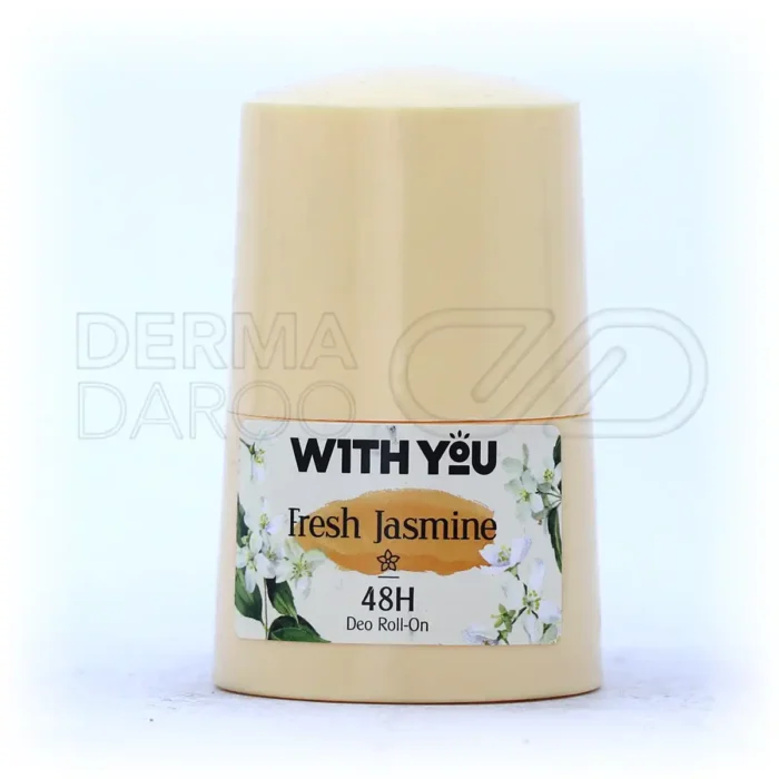 with-you-deo-roll-on-fresh-jasmine-50-ml-00 رول ضد تعریق زنانه ویت یو مدل Fresh Jasmine حجم ۵۰ میلی لیتر